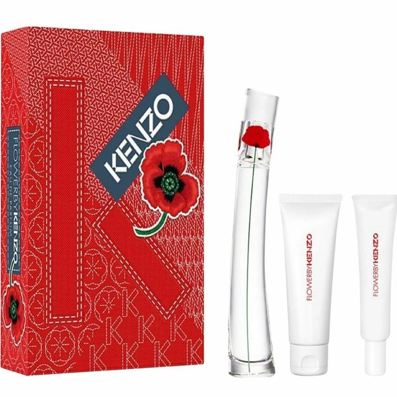 Flower by Kenzo para mujer / SET - 100 ml Eau De Parfum Spray