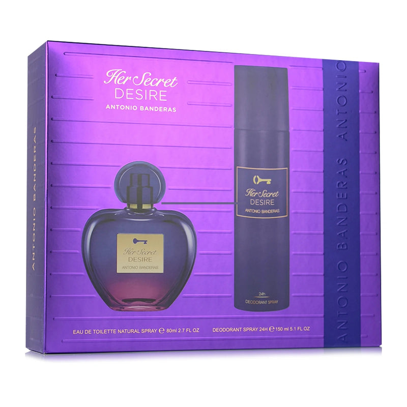 Her Secret Desire para mujer / SET - 80 ml Eau De Toilette Spray