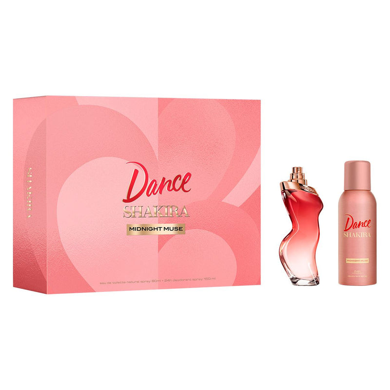 Shakira Dance Midnight Muse para mujer / SET - 80 ml Eau De Toilette Spray