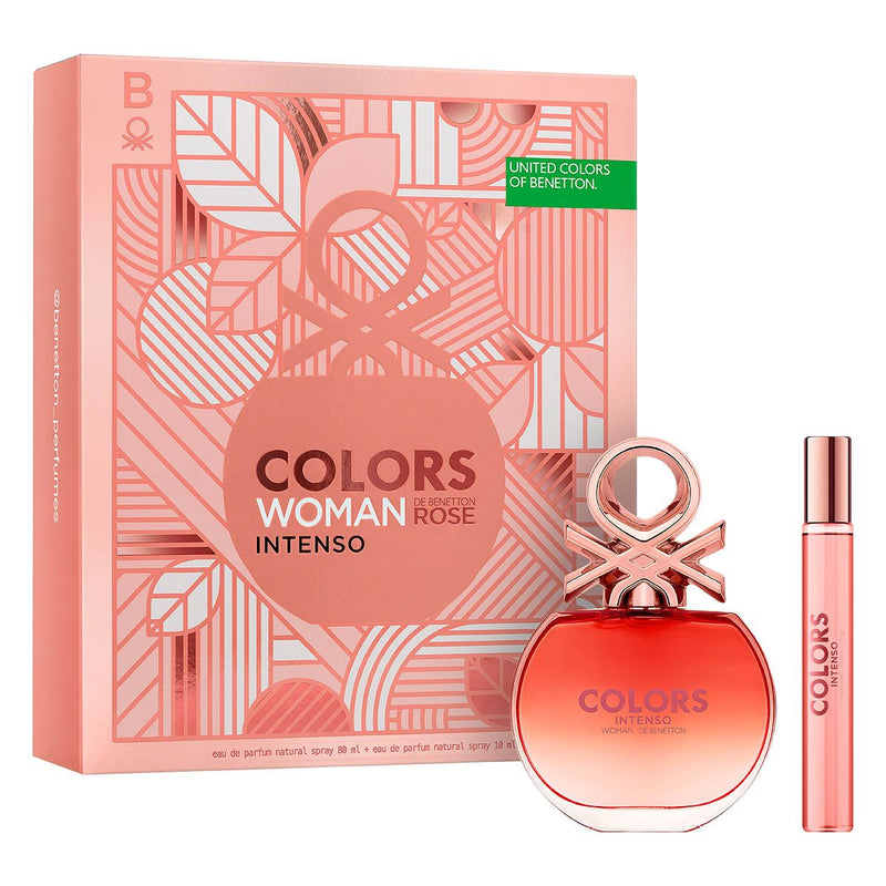 Colors Woman Rose Intenso para mujer / SET - 80 ml Eau De Parfum Spray